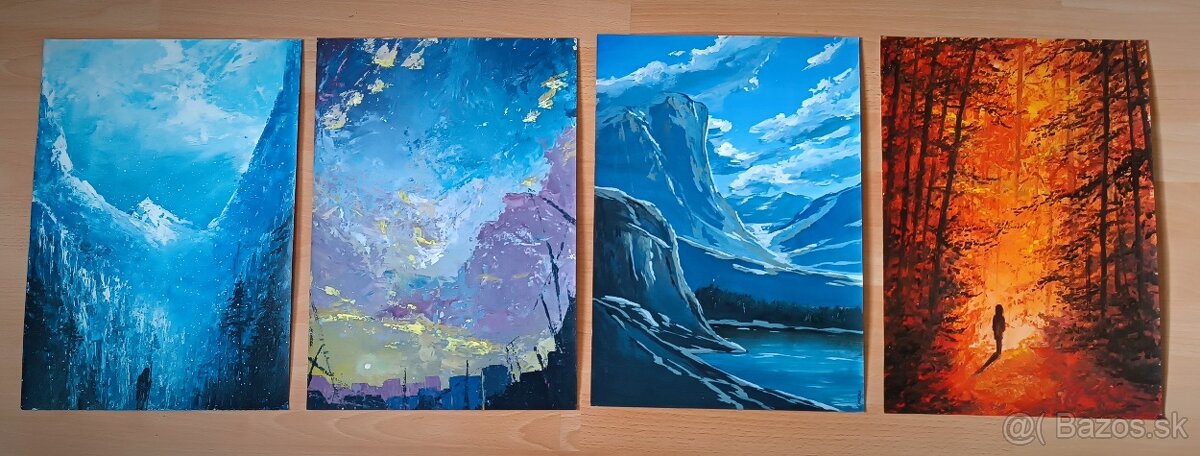 Akrylové obrazy 40x30cm 2 - 6