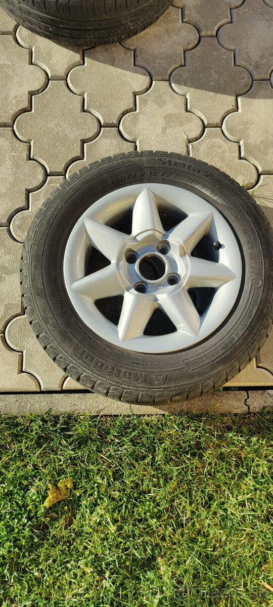 Predám hliníkové disky R13 4x100 Ronal - 6