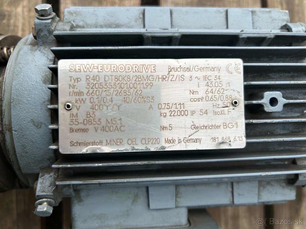 Sew-Eurodrive Motory s prevodovkou - 6