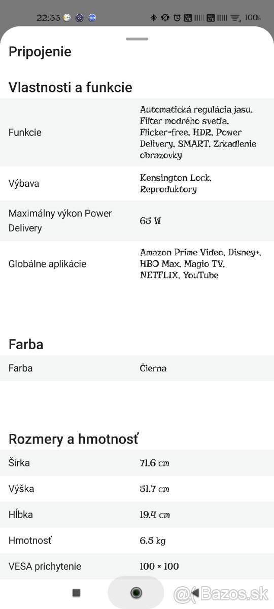 32" 4K Samsung Smart Monitor M70D Čierny - 6