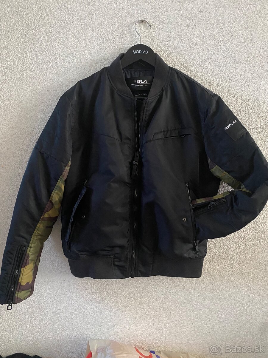 Panska zimna bunda bombera Replay - 6
