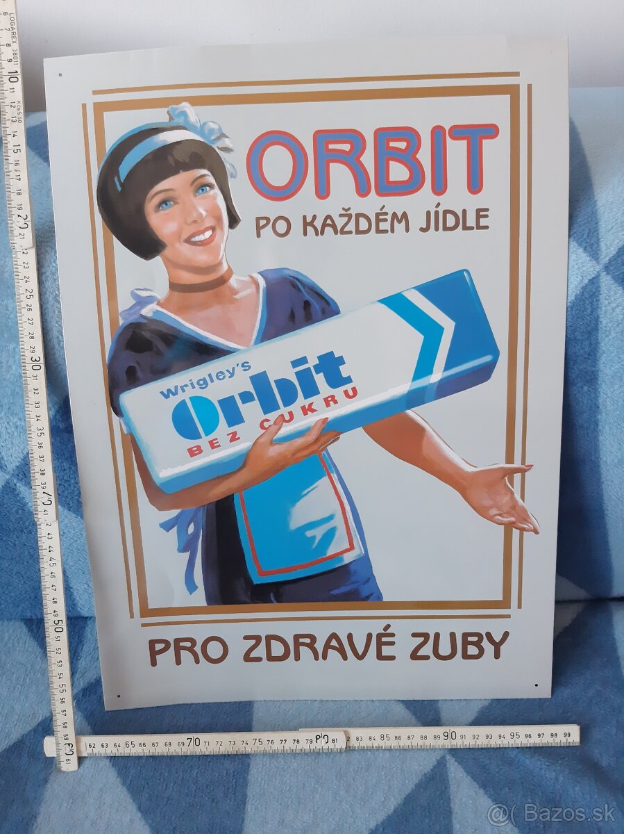 Plechové cedule MAGGI, BECHER, ORBIT. .. - 6