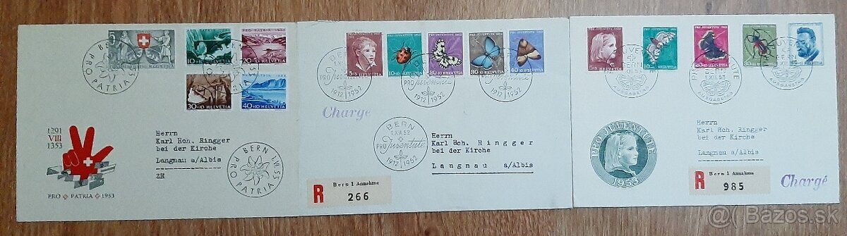 FDC 1953 /1952 / 1953 - 6