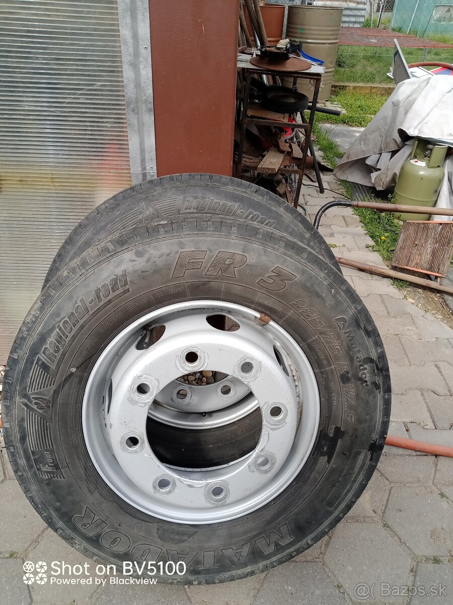 R 17,5 pneumatiky , kolesá - 6
