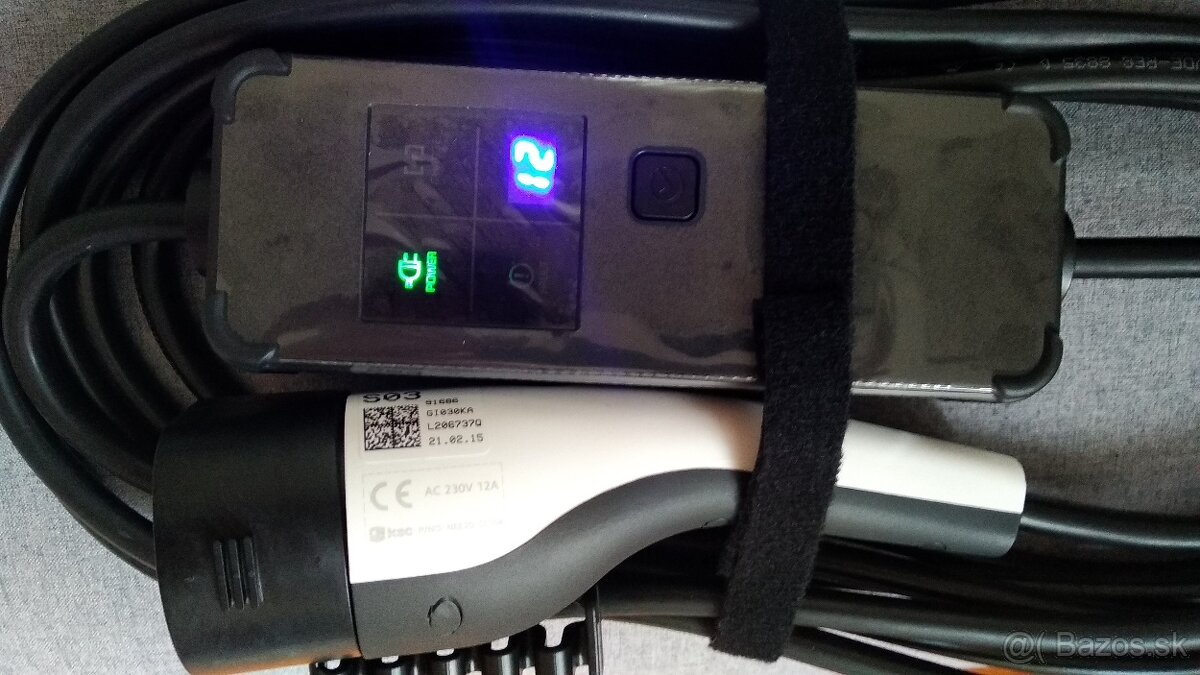 Nabíječka elektromobilů TYP2, 6-12A, 2,7kW - 6