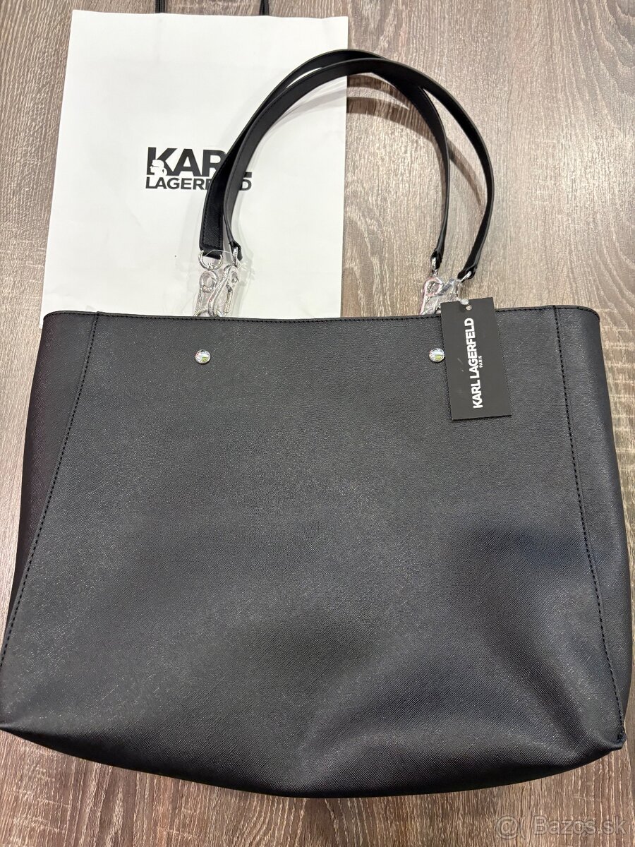 Karl Lagerfeld damska velka kožena kabelka - 6