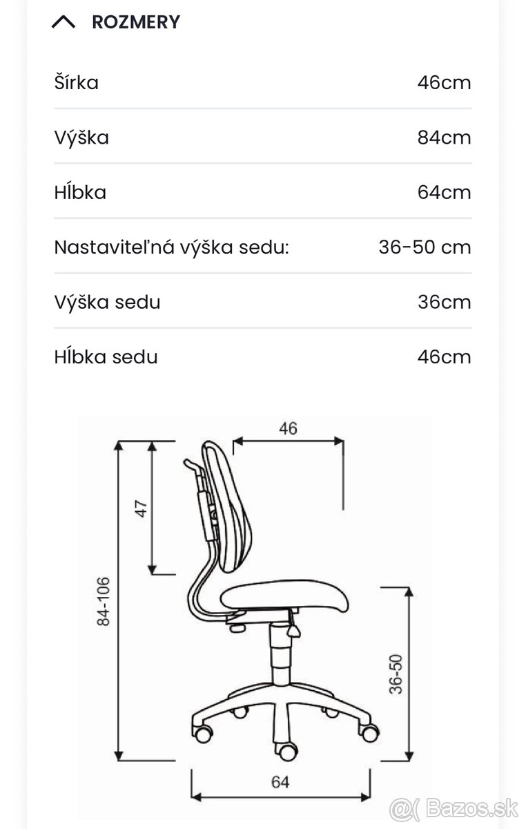 Nastaviteľný písací stôl Colorido +detská rastúca stolička - 6