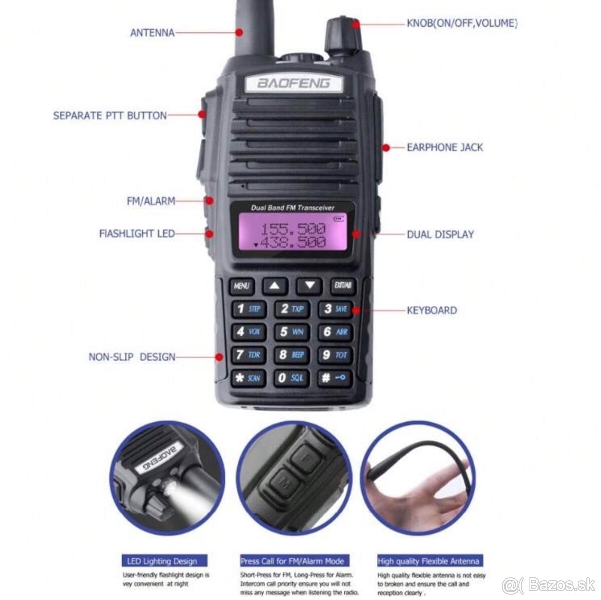 Baofeng UV-82 8W dualband - 6