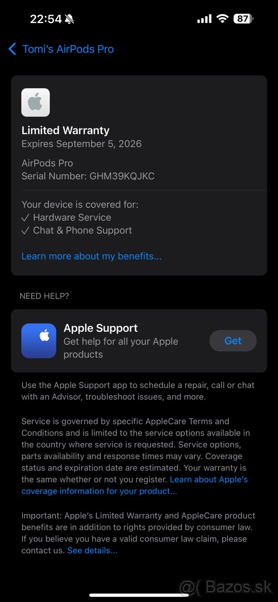 Predám Apple AirPods Pro (2. generácie) s MagSafe puzdrom - 6