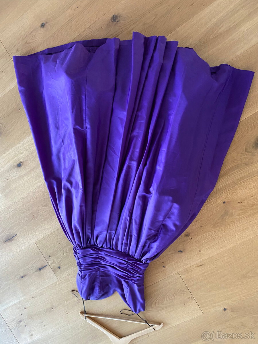 fialove spolocenske saty - 6