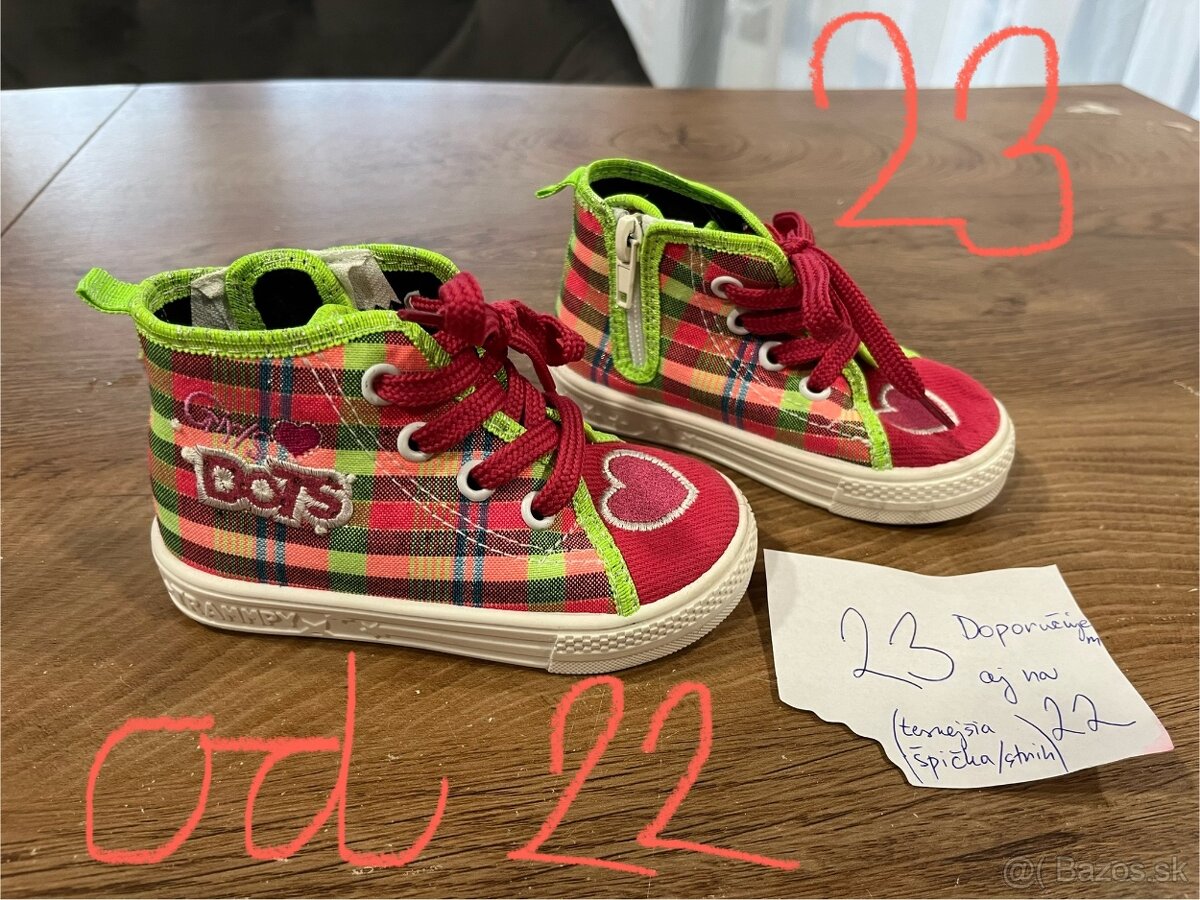TOPÁNKY veľ. 20/21,22,23 a 25,26 (tenisky, čižmy,sandály) - 6