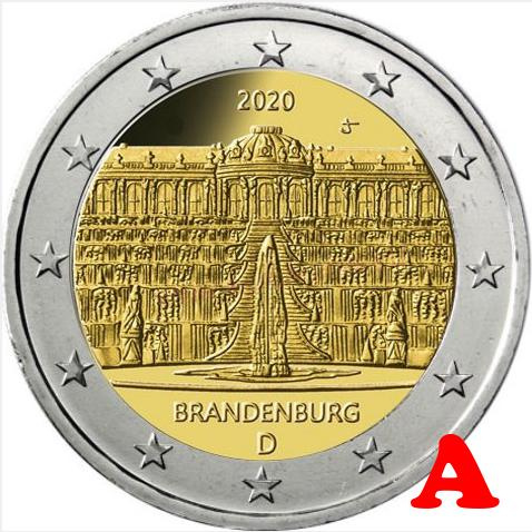 2 euro mince nemecke mesta bu - 6