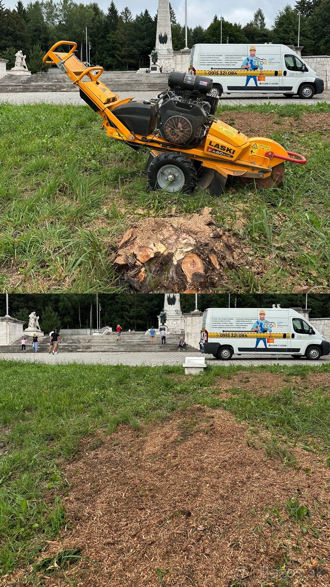 Kosenie, mulčovanie, frézovanie pňov, preprava, vypratávanie - 6