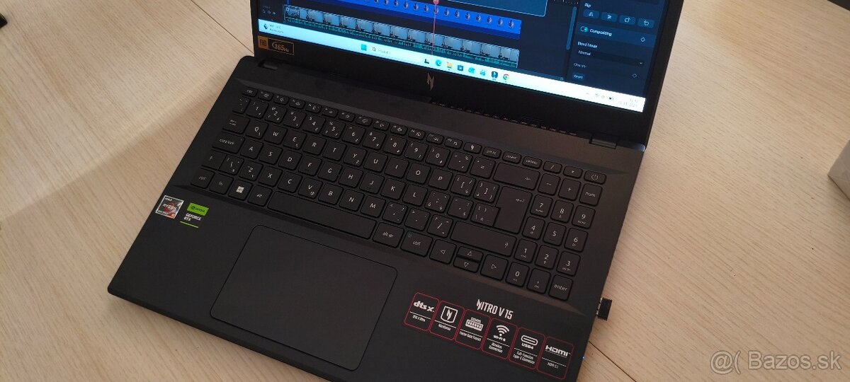 Predám notebook Acer Nitro V 15 Black - 6