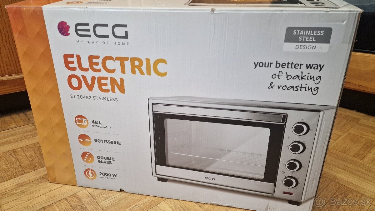 Mini elektrická rúra na pečenie, prenosná - 6