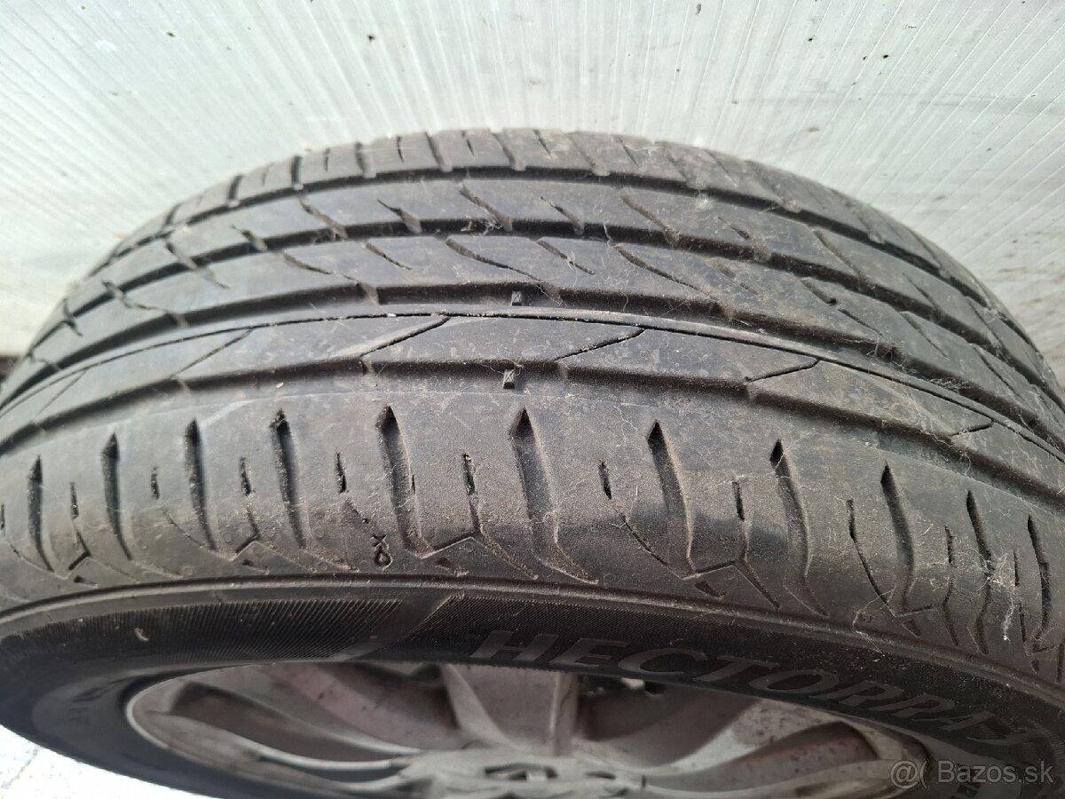 Alu disky original 16 s letnými pneu na Renault Scenic 2004 - 6