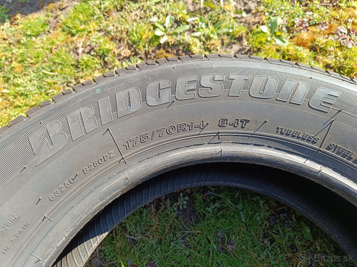 Letné pneumatiky 175/70 R14 Bridgestone 4ks - 6