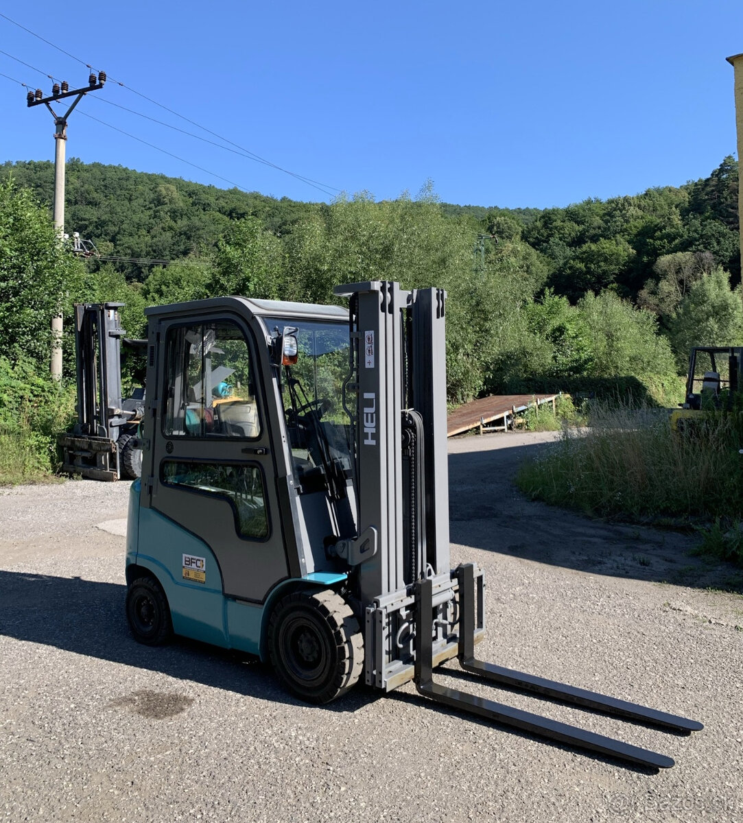 Heli CPYD 18, Nissan LPG, triplex, kabína, 1155 mth, r. 2019 - 6