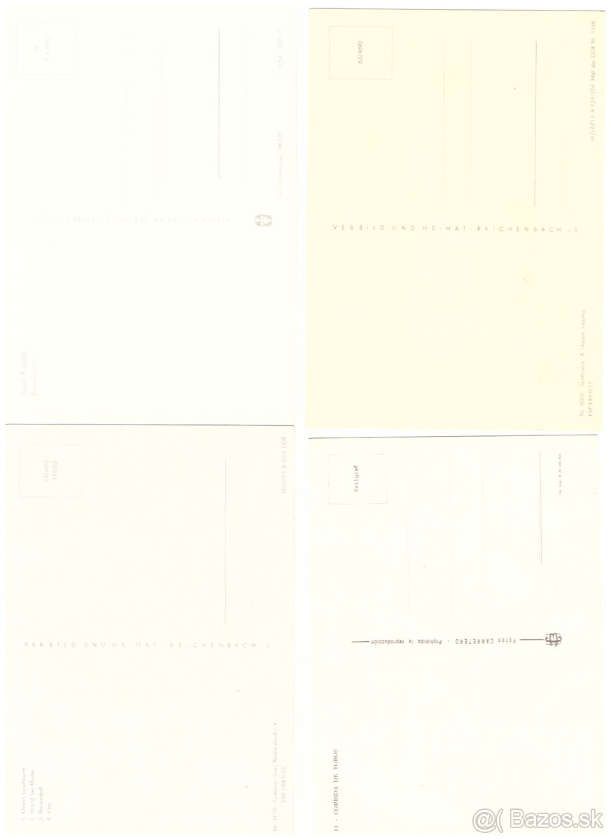 Pohľadnice mix svet farebne 2 - 6