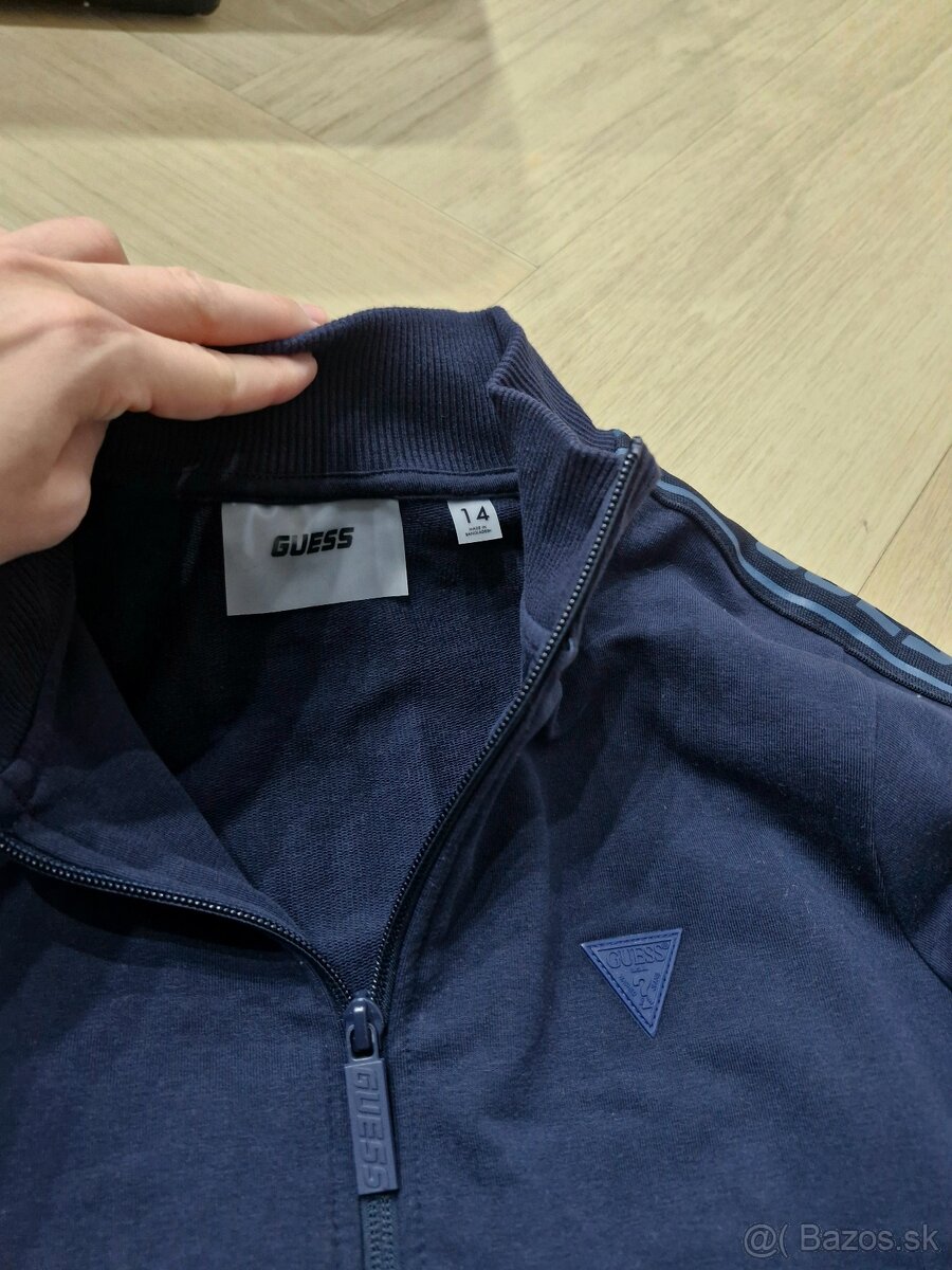 Guess panska namornicka modra logovana mikina XS/S - 6