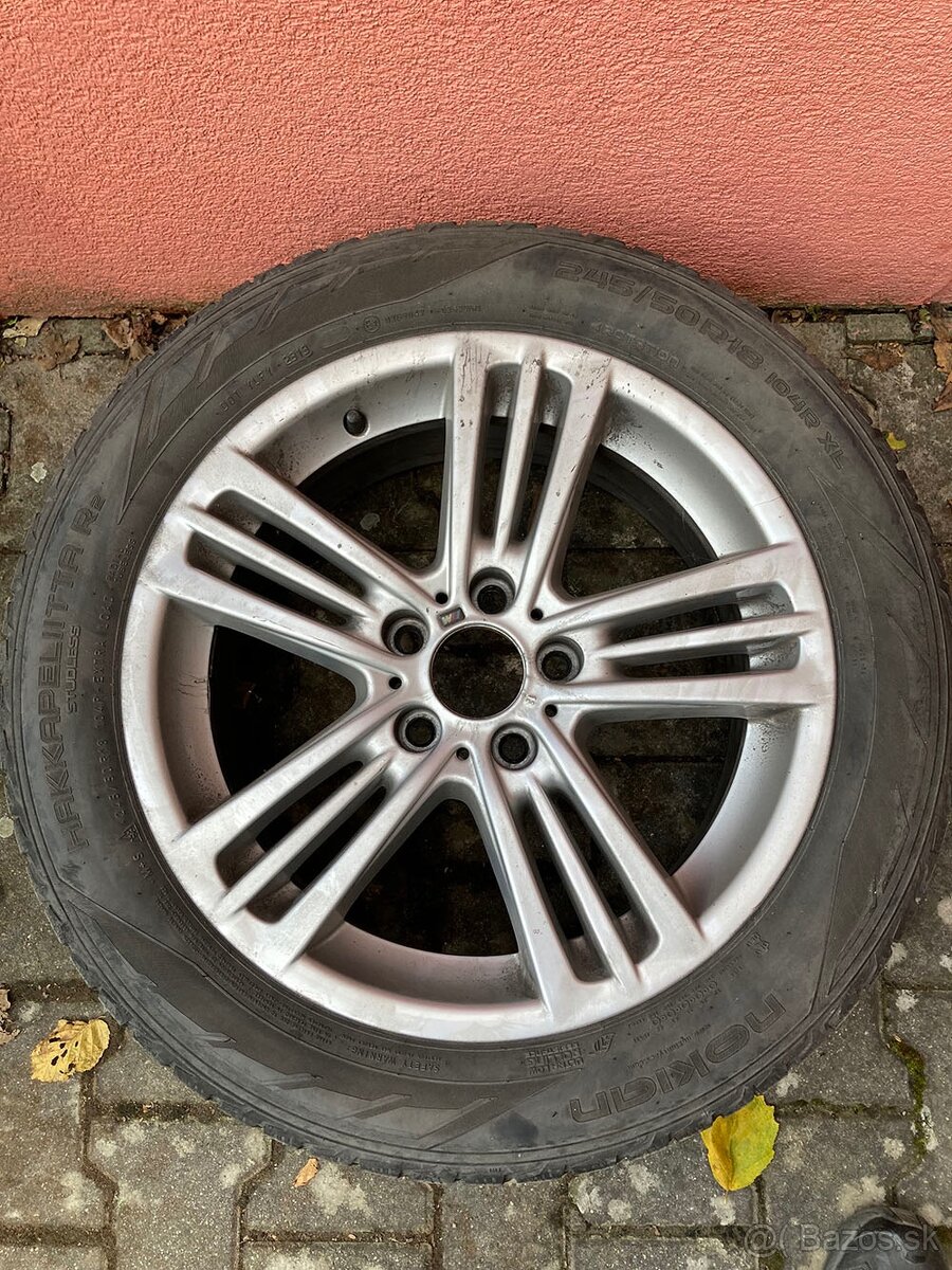 Disky + zimne  pneumatiky 245/50 R18 BMW X3/X4 - 6