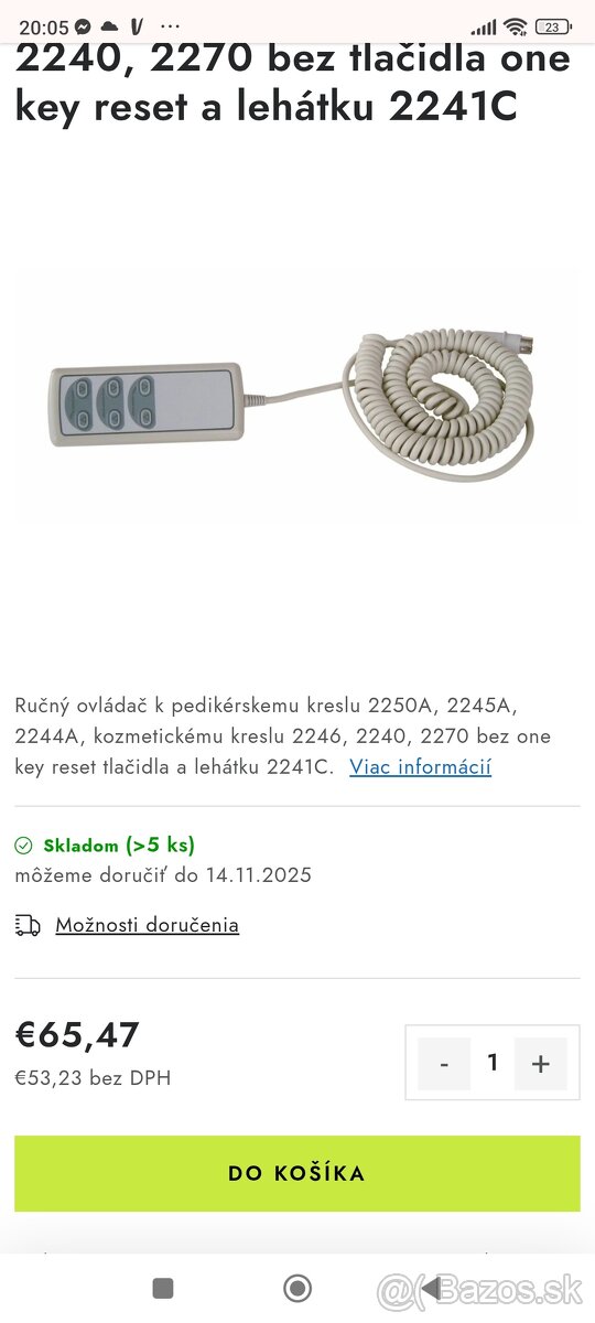 Elektrické pedikerske kozmetické masážne kreslo - 6