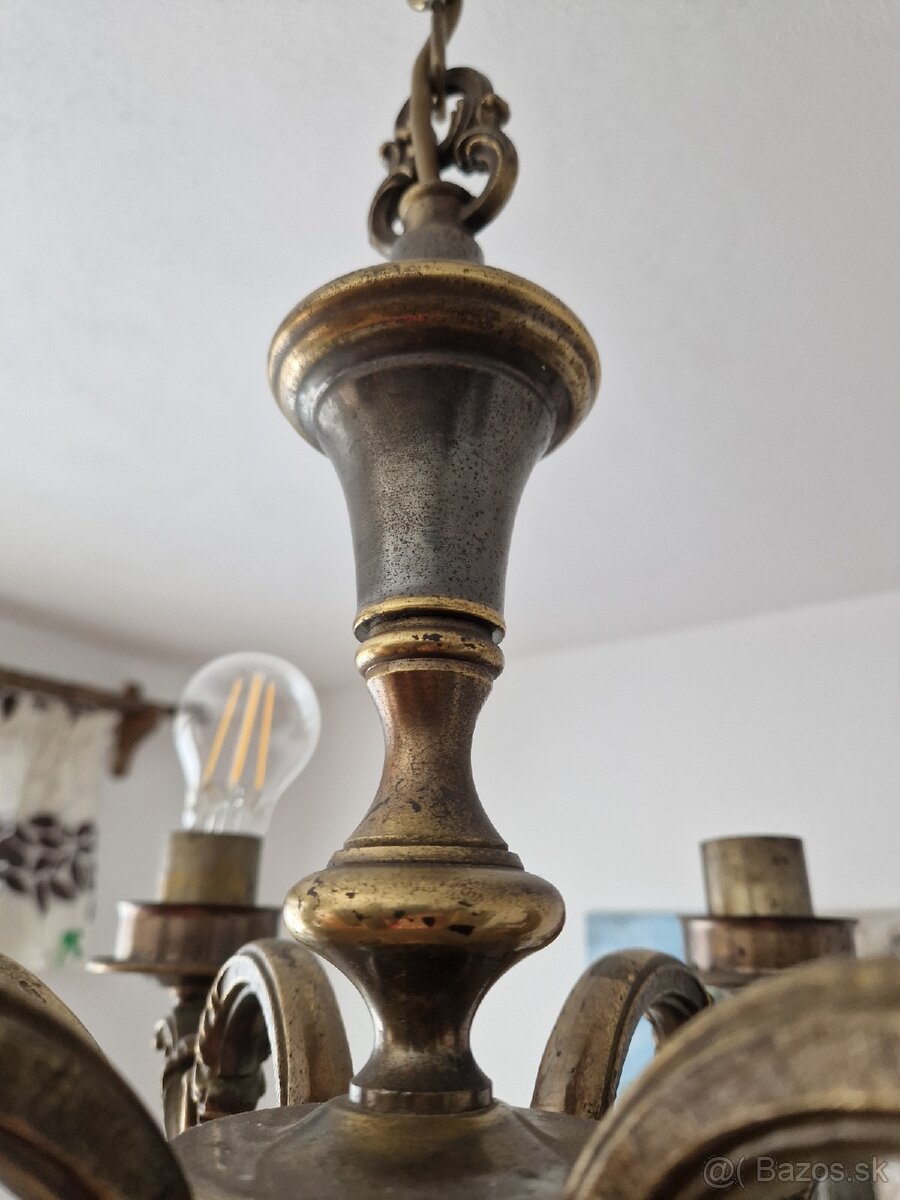 Mosadzný luster - 6