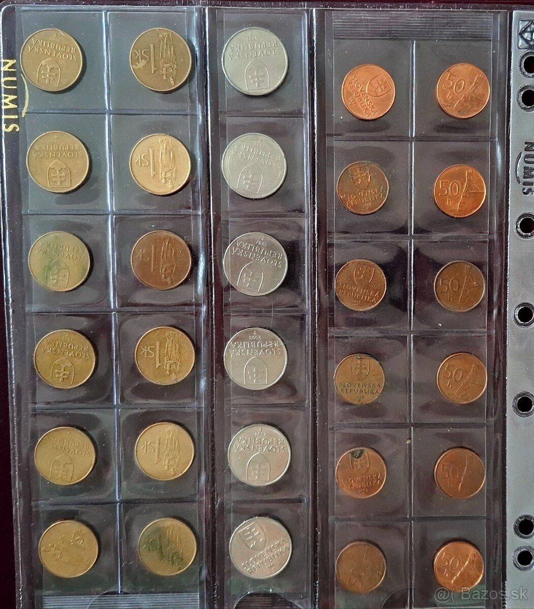 Československé mince,haliere . - 6