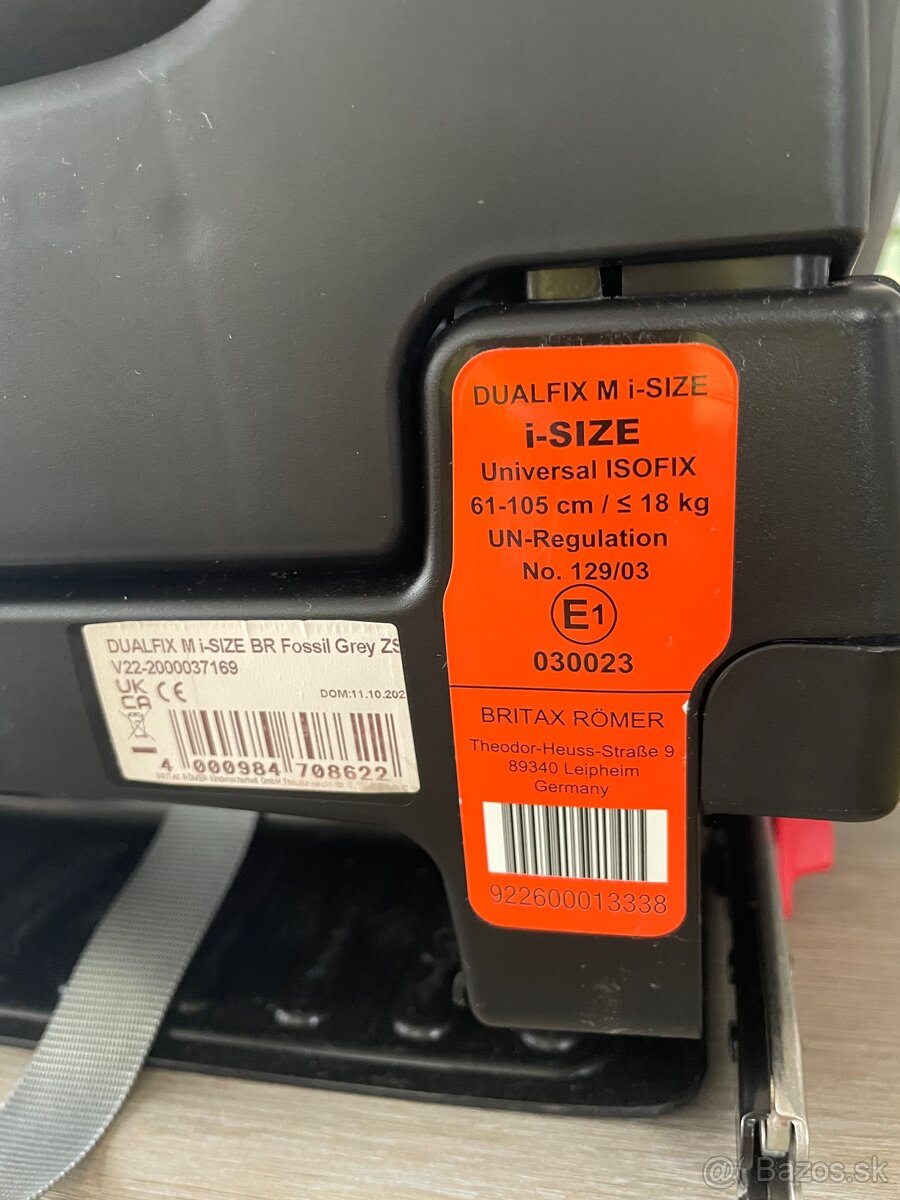 Autosedačka Britax Romer Dualfix M I-Size Perfor - 6