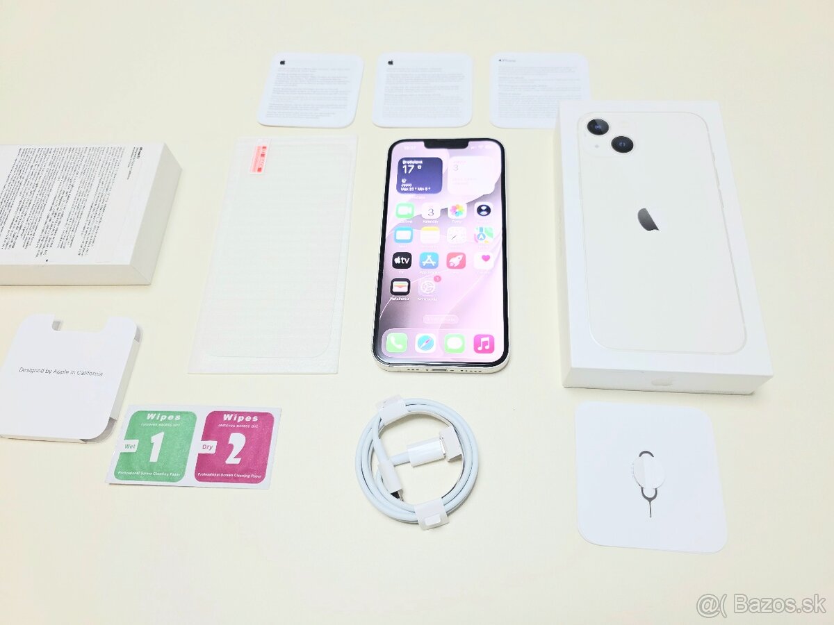 APPLE IPHONE 13 128GB STARLIGHTBATERKA 100% - 6