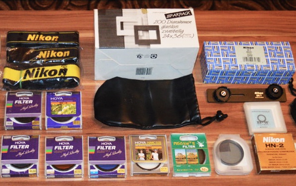 Filtre, držiak SK7, púzdra, rámiky na diáky - 6