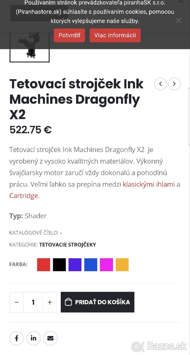 Tetovací strojček Dragonfly X2 - 6