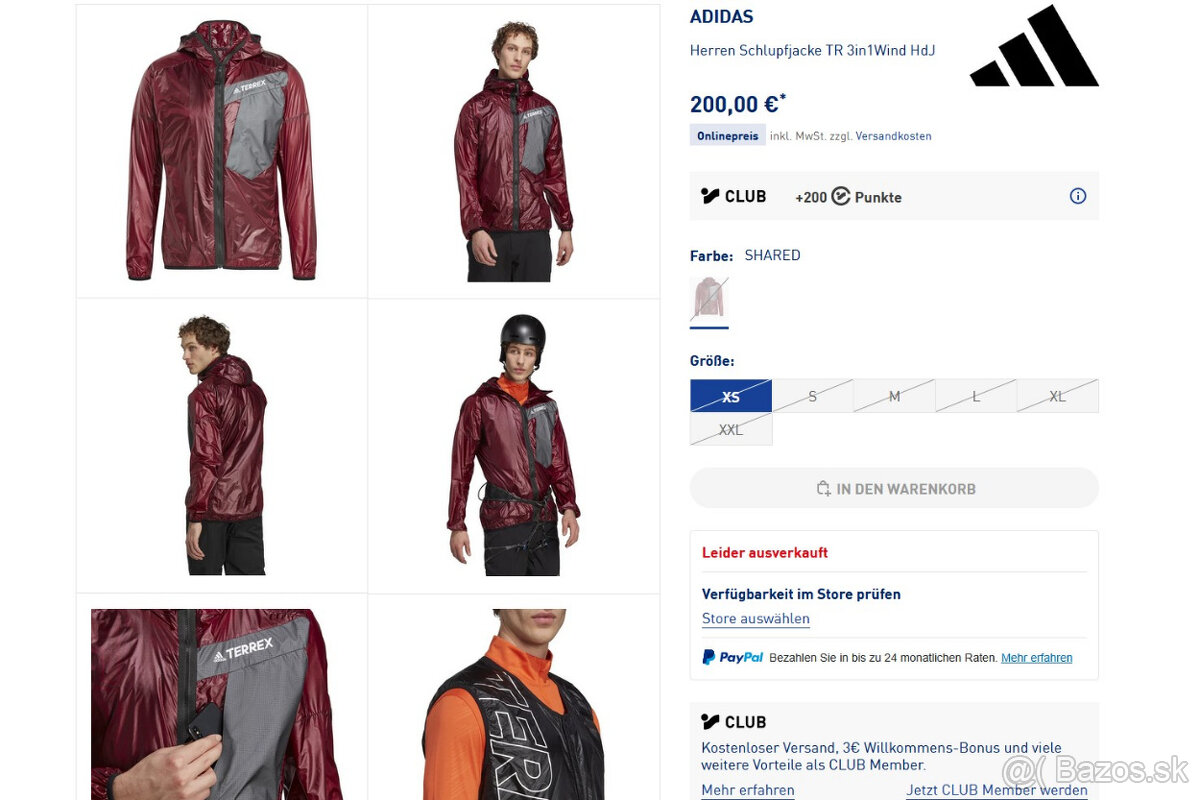 Bunda adidas TERREX Trail 3 in 1 Wind Hooded Jacket / TR 3in - 6