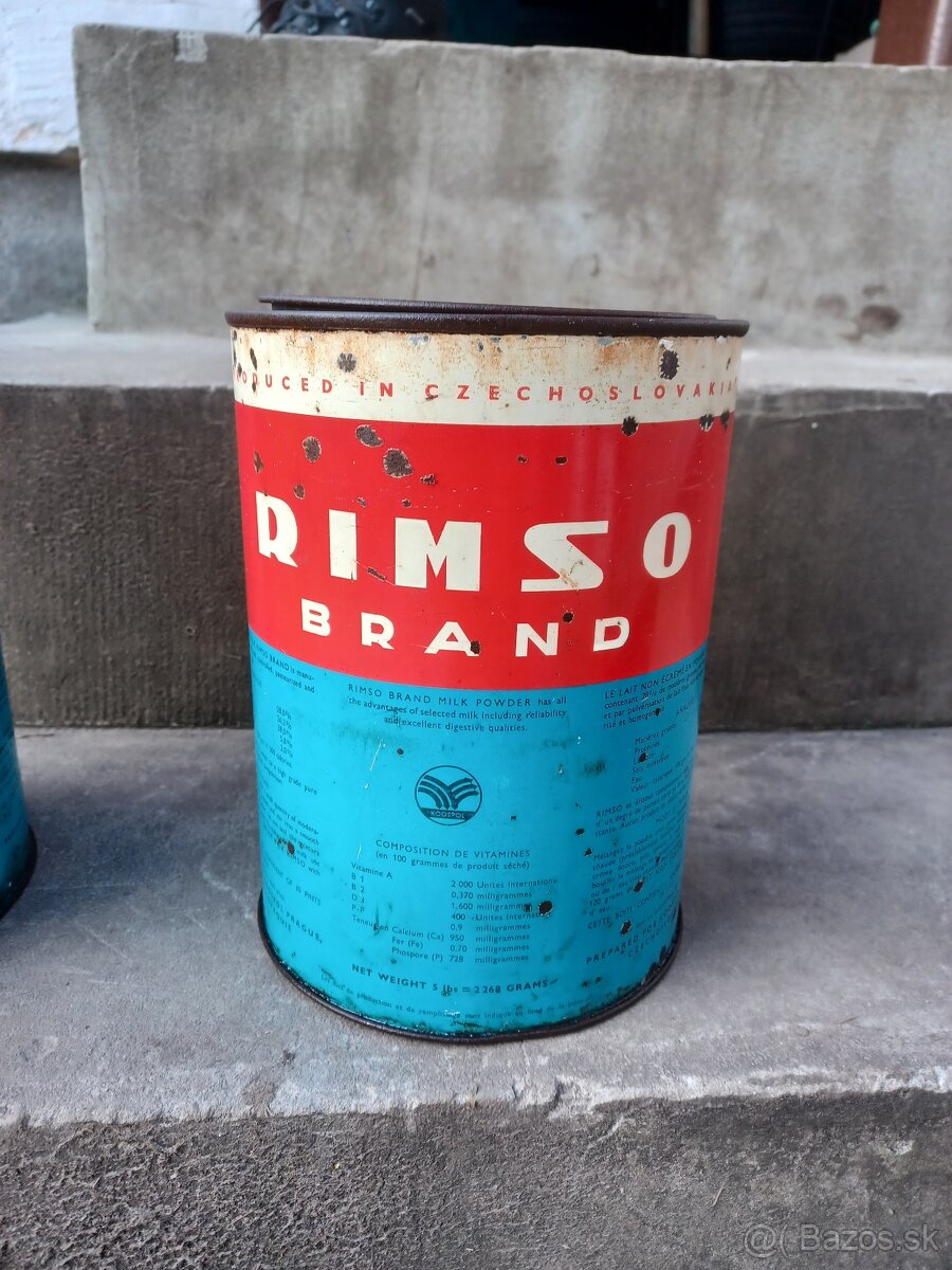 Staré plechové dózy - 6