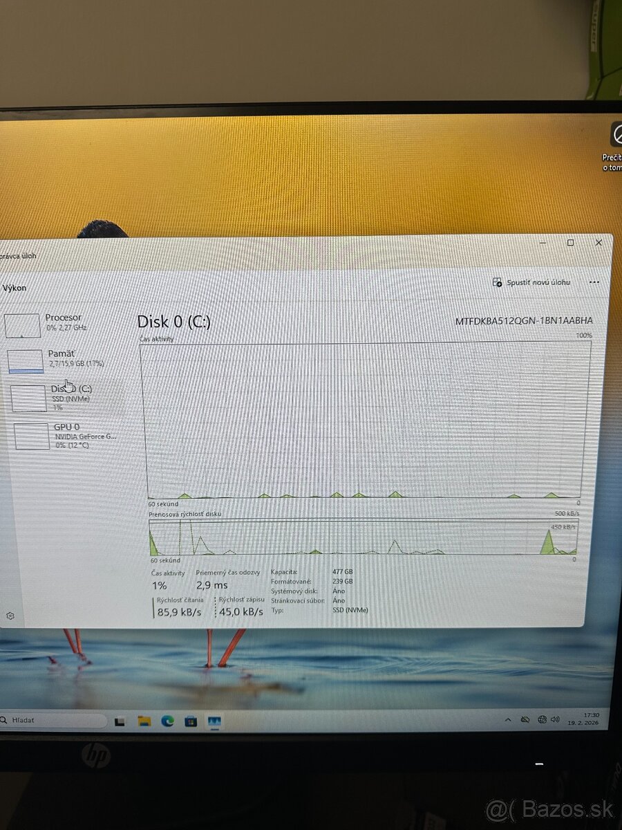 I5 - 10400F/ GTX 1060 / 16GB RAM - 6