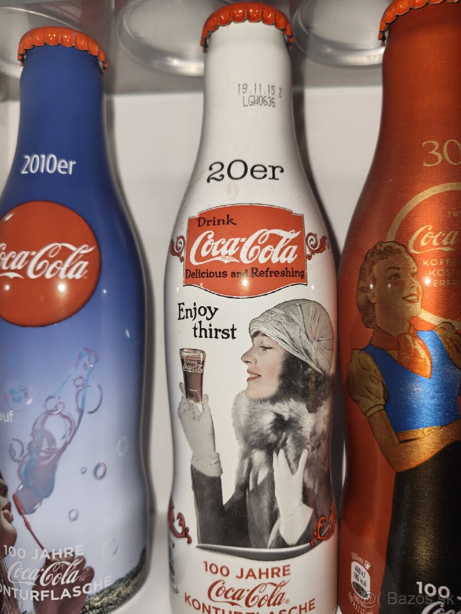 Coca cola hliníkové fľaše 100. Rokov - 6
