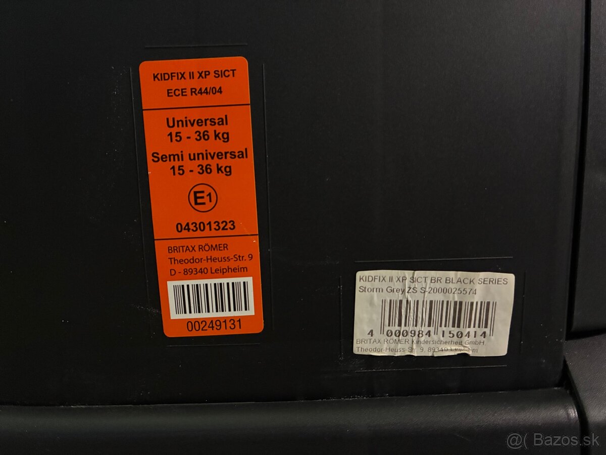 Autosedačka Britax Römer KIDFIX II XP - 6