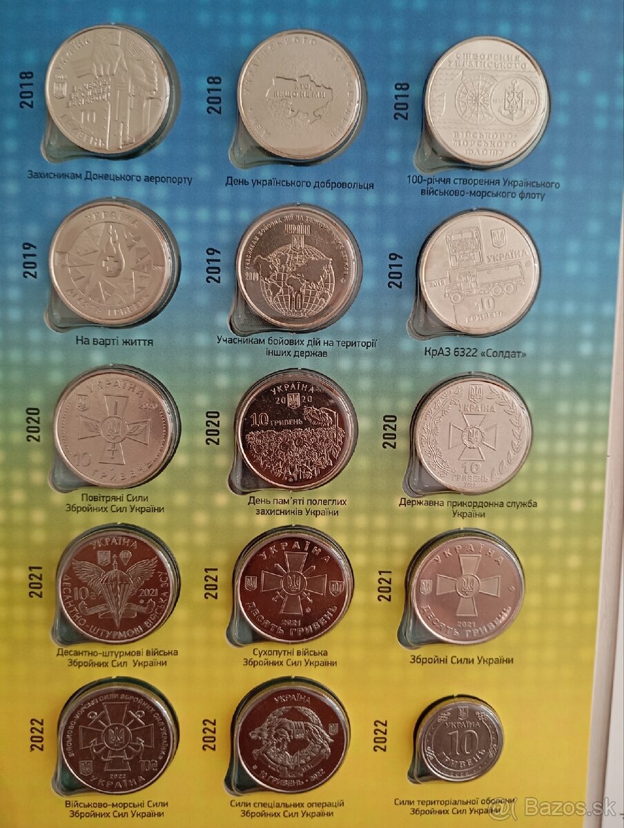 Album s mincami "Ozbrojené sily Ukrajiny" - 6