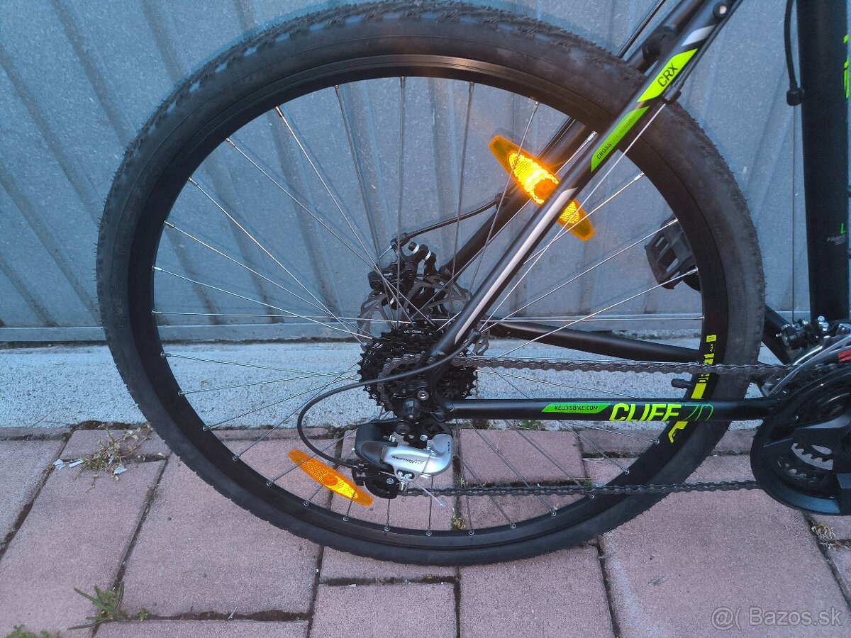 Predám bicykel Kellys 70 Cliff 70 Black Green L - 6