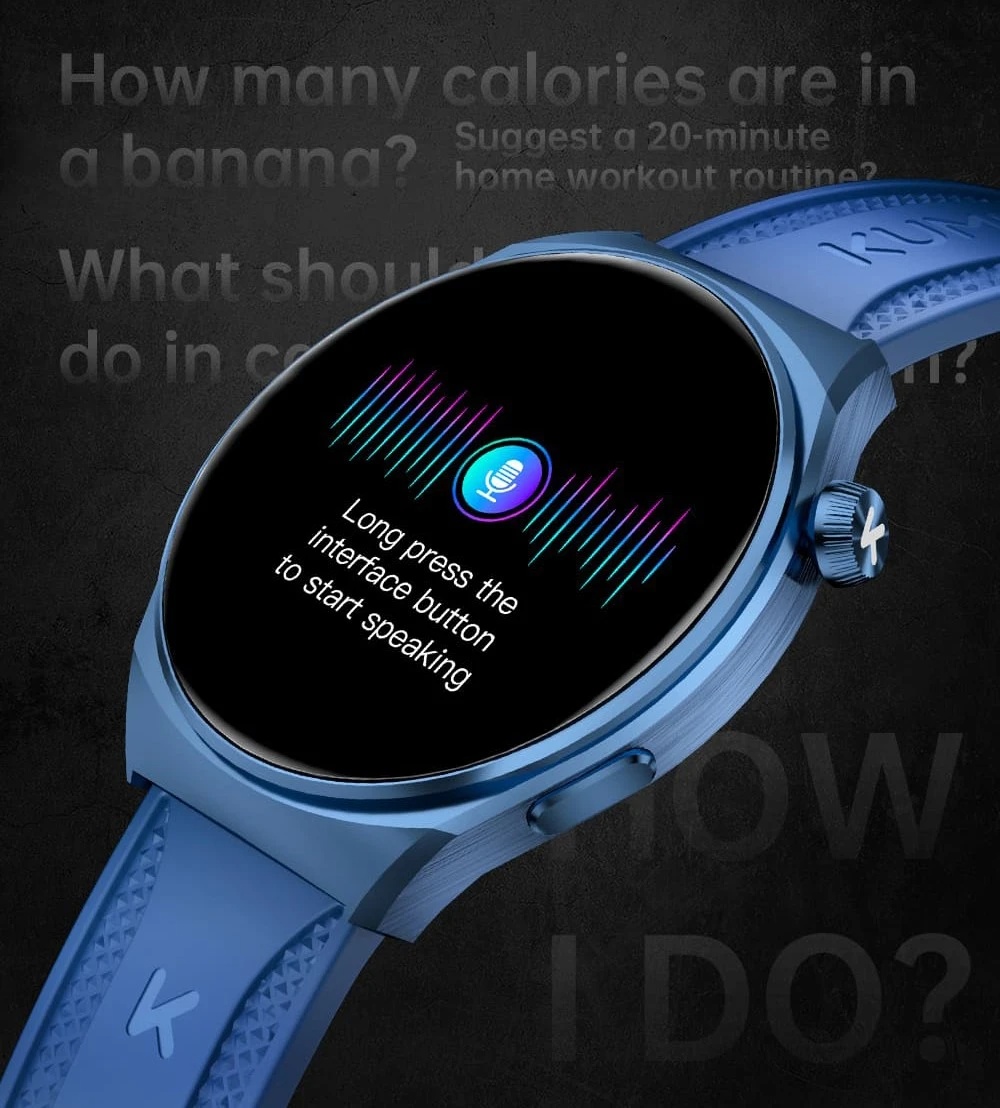 Smart hodinky Kumi 1,43" amoled,BT hovory,AI asistent - 6