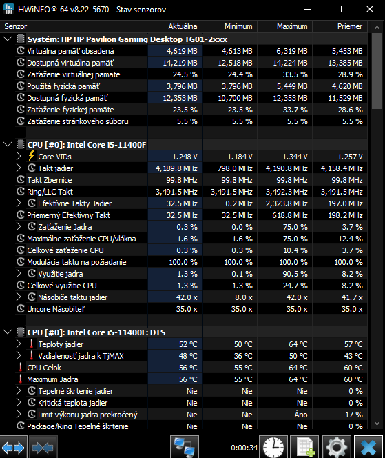 Predám Herný PC i5-11400F, RTX 3060 Ti, 16 GB RAM, 1 TB SSD - 6