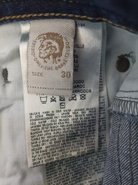 Pánske rifle Diesel W30 L32 - raz oblečené - 6