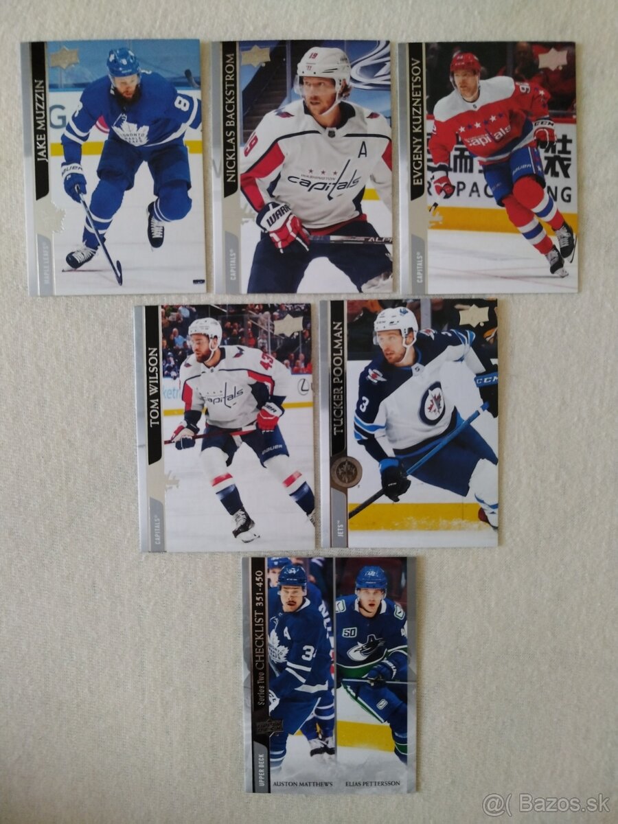 Hokejové kartičky UD 2020/2021 séria 2 - 6