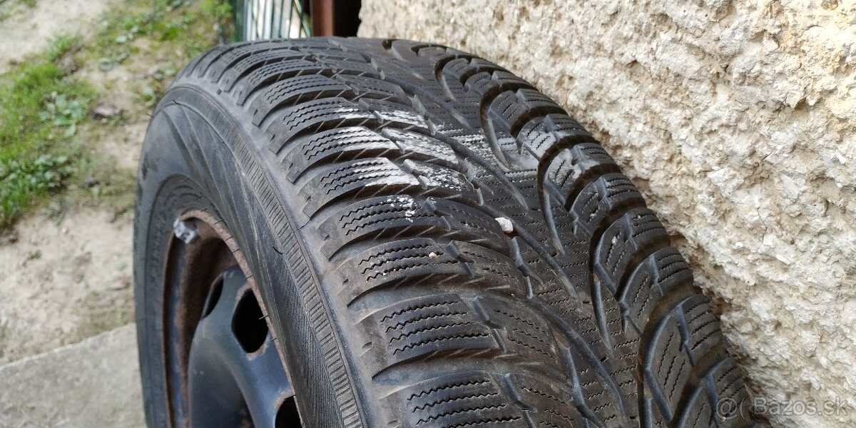 Zimná sada Nokian 195/65 R15 na diskoch VW 5x100 - 6
