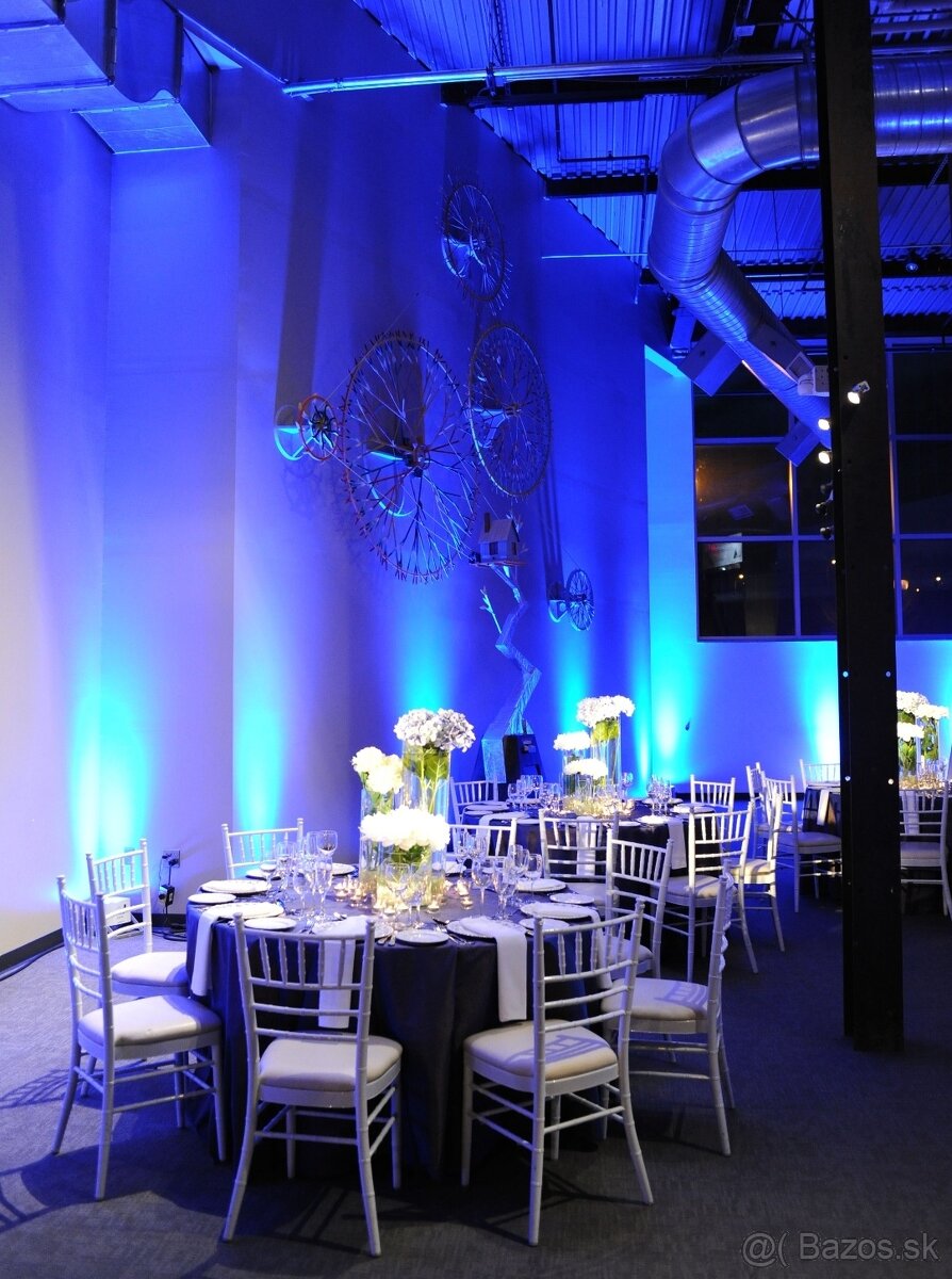 4ks Batériové akku led pary RGBW,diaľkové ov. +Taška - 6