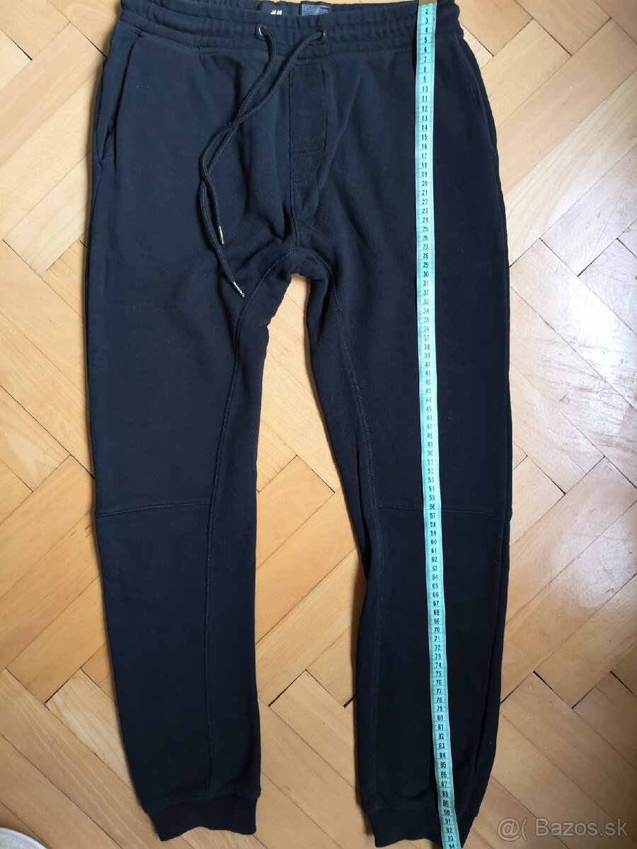 Tepláky čierne H&M veľkosť M - 6