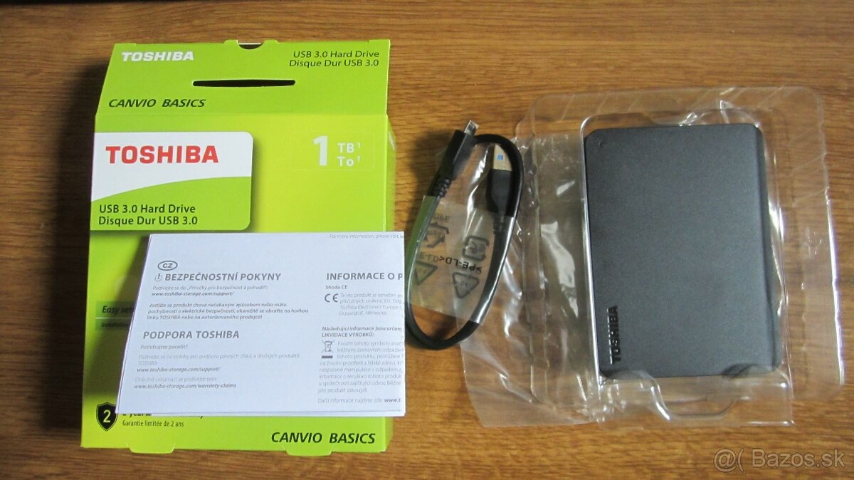 externy HDD 1TB TOSHIBA CANVIO - 6