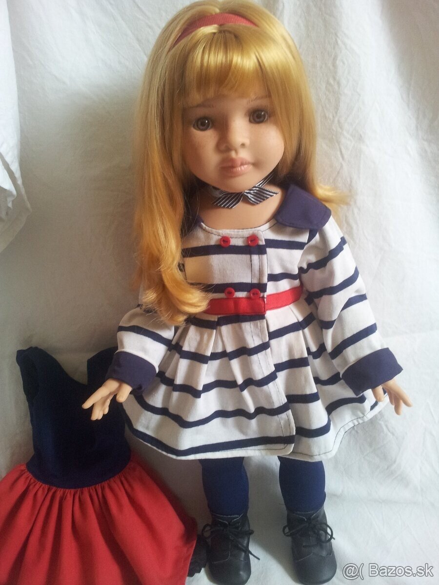 Kĺbová realistická bábika v obojstrannom kabáte - 6