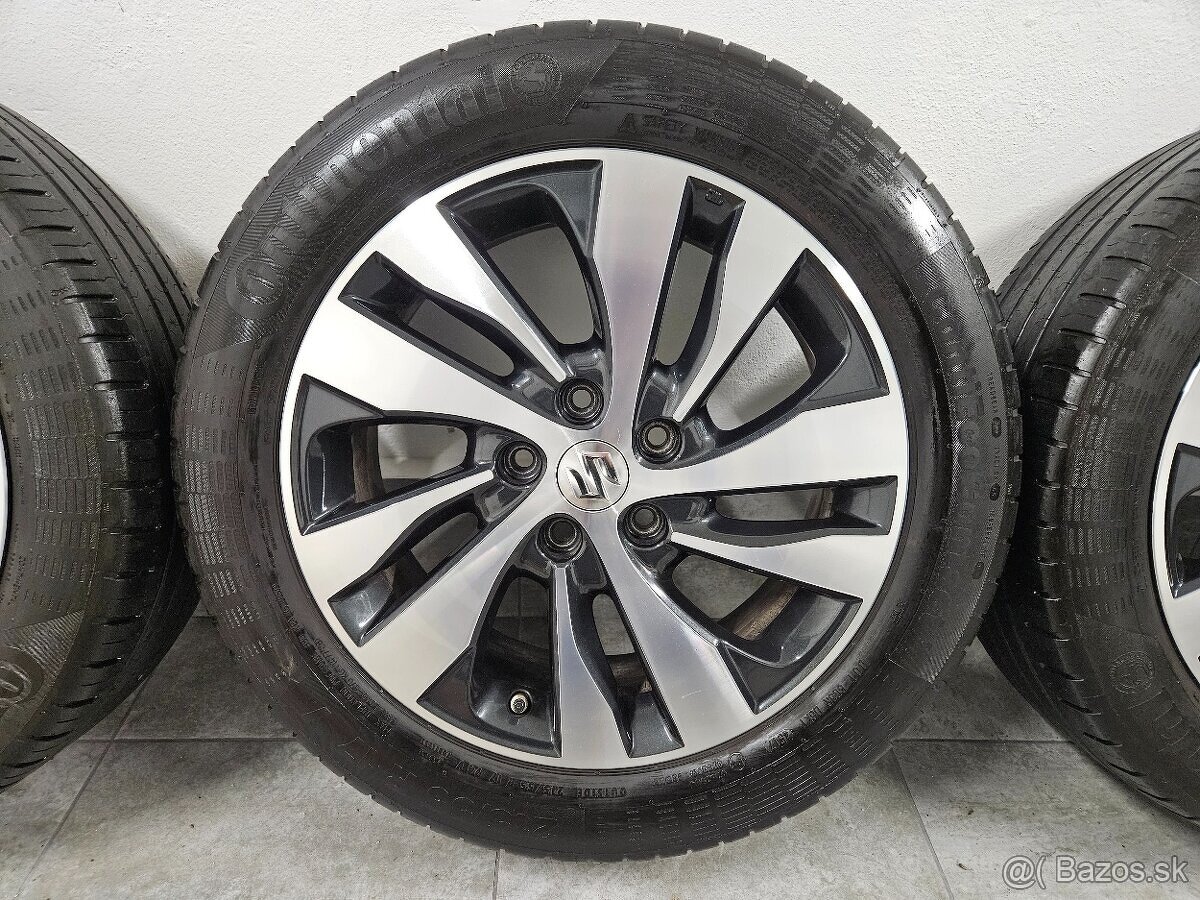 ‼️Alu disky SUZUKI 17"+☀️letné pneu 215/55 R17 + TPMS - 6