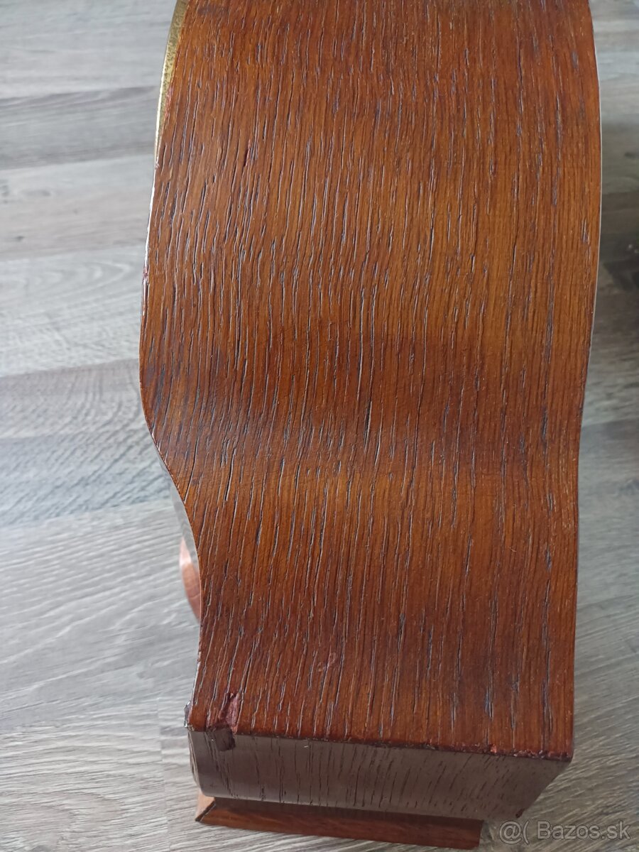 Krbové stolní hodiny starožitný Německo - 6